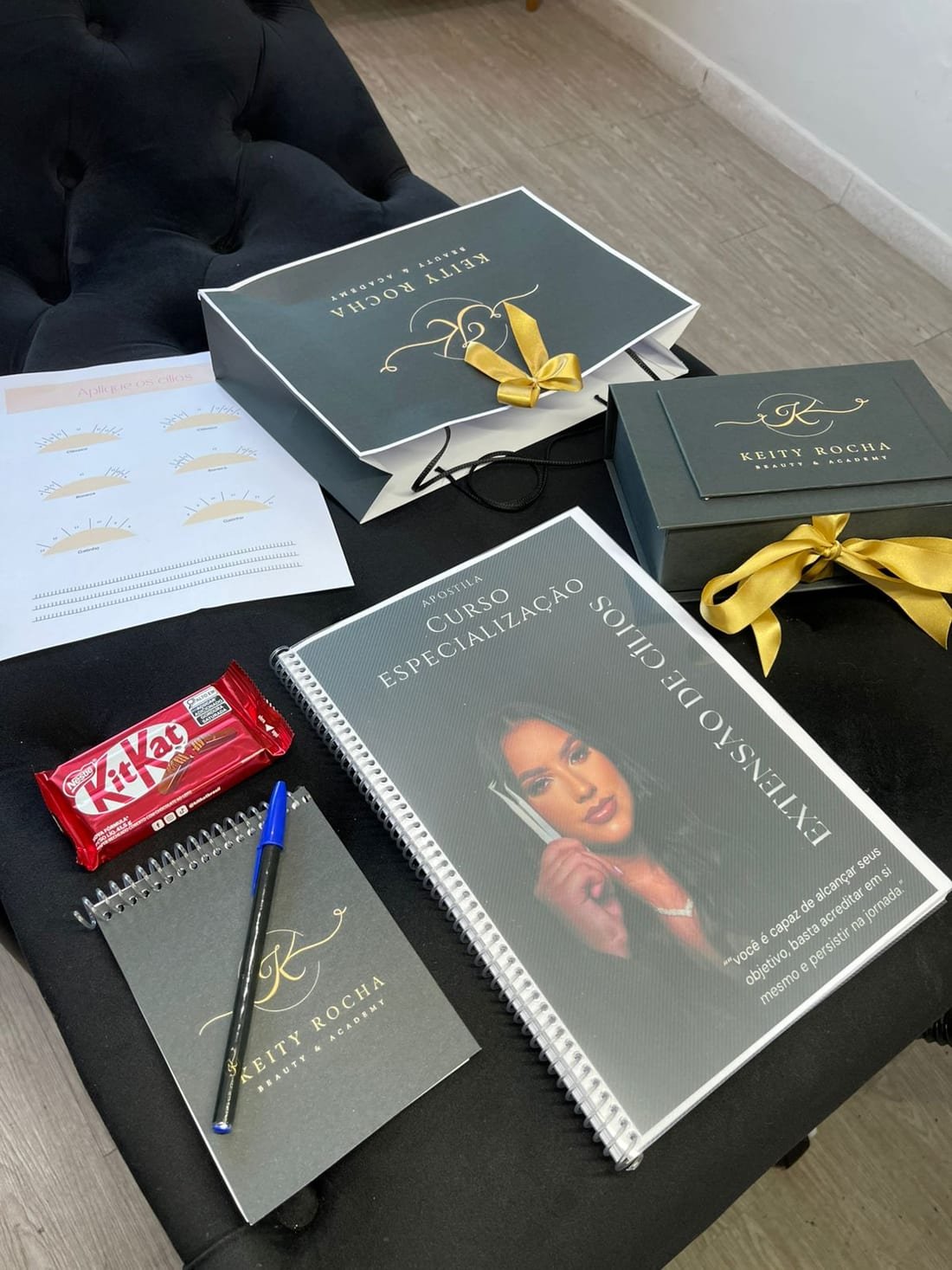 Kit do curso e brinde